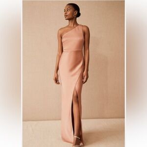 NWT BHLDN Dylan Satin Charmeuse Maxi Dress (Sedona) size 8